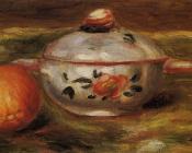 皮埃尔 奥古斯特 雷诺阿 : Still Life with Orange and Sugar Bowl